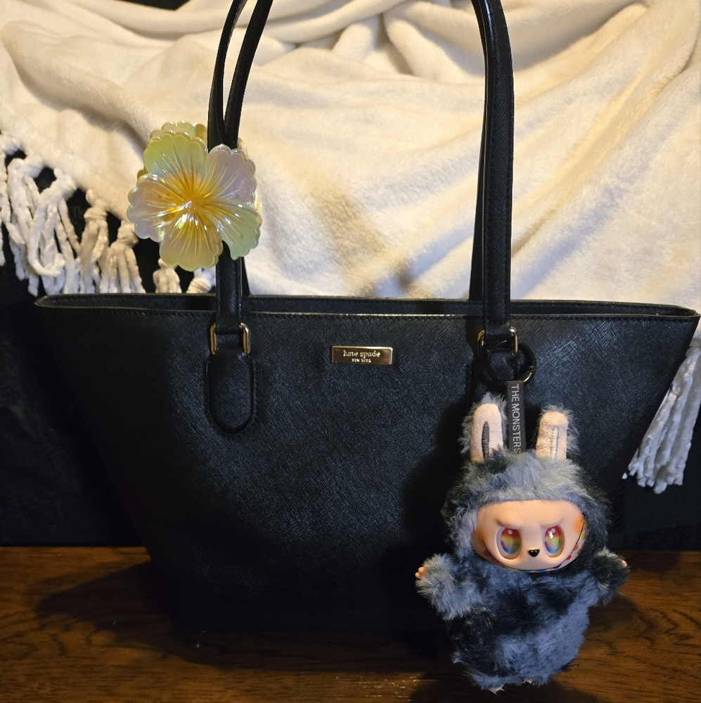 Kate Spade Black Tote Gold Hardware